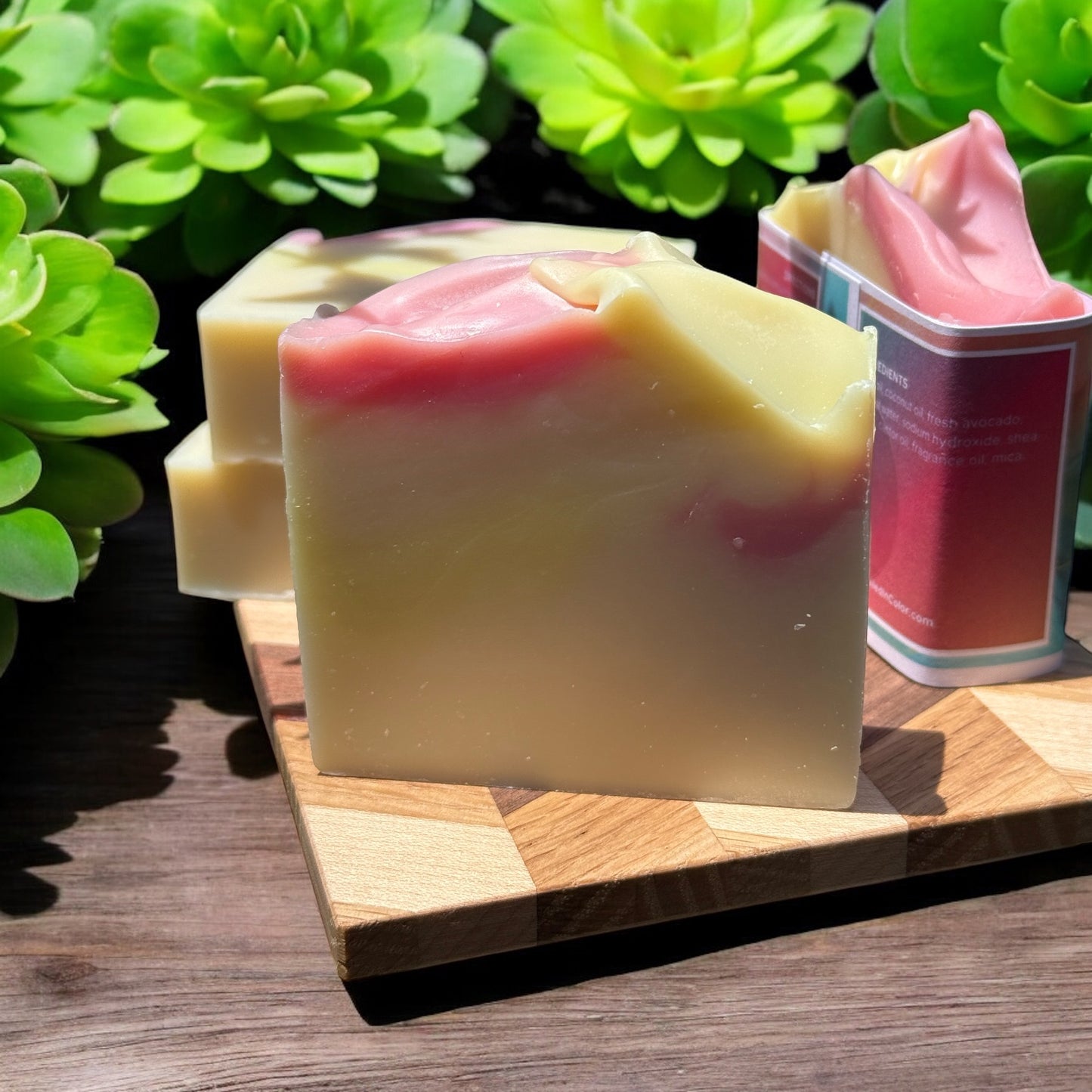 Sweet Plumeria Island Bloom Soap Bar for Women & Teens Moisturizing Floral Skin Cleanser