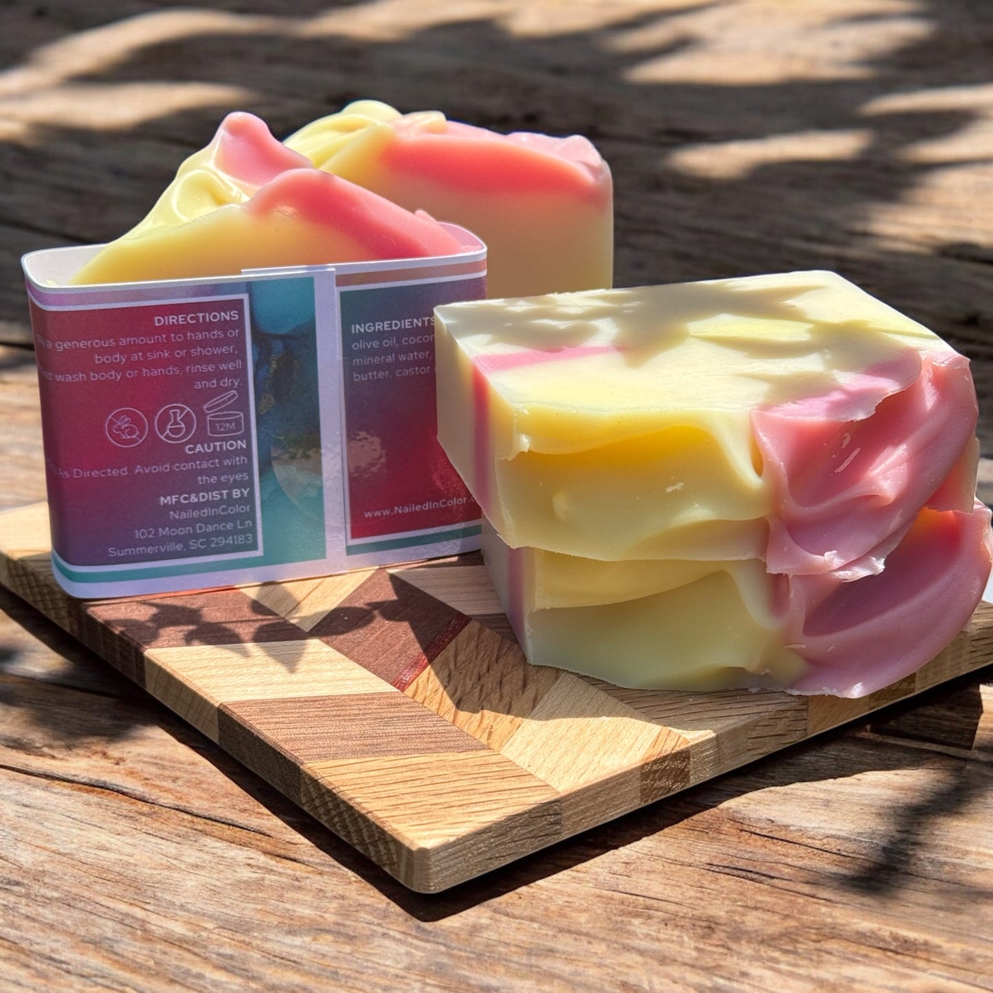 Sweet Plumeria Island Bloom Soap Bar for Women & Teens Moisturizing Floral Skin Cleanser
