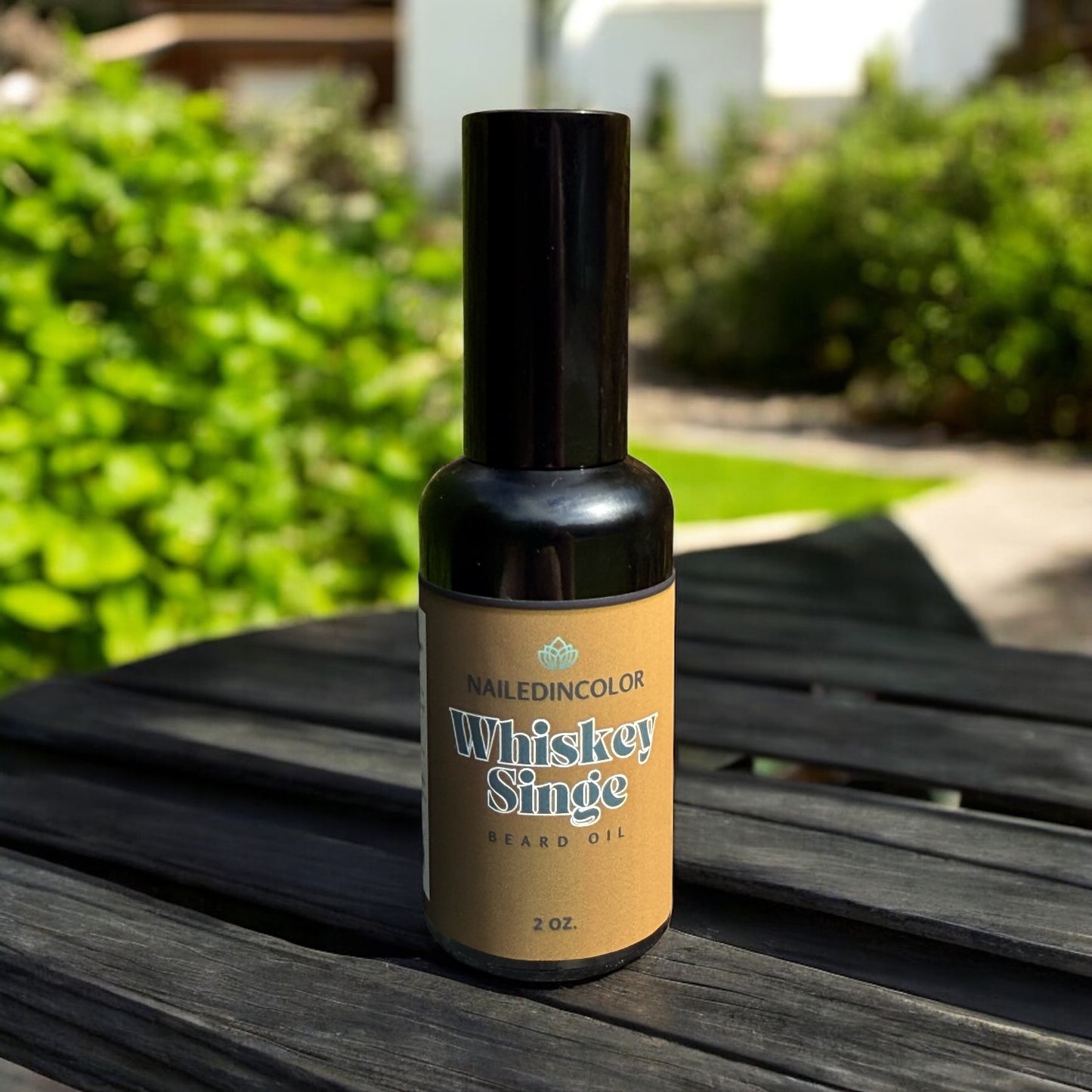 Whiskey Singe Scented Beard oil by NailedInColor, Men's Beard Grooming, Skin Protection, Moisturizer, Toiletry, 2 Fl oz, Beard Management