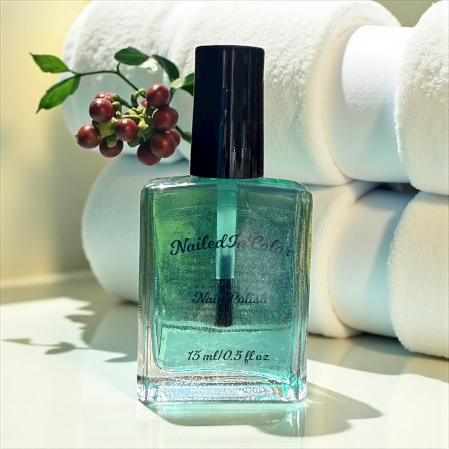 Prep & Protect Nail Base Coat, Adhesion Boosting Clear Primer for Polishes and Gels 15ml by NailedInColor