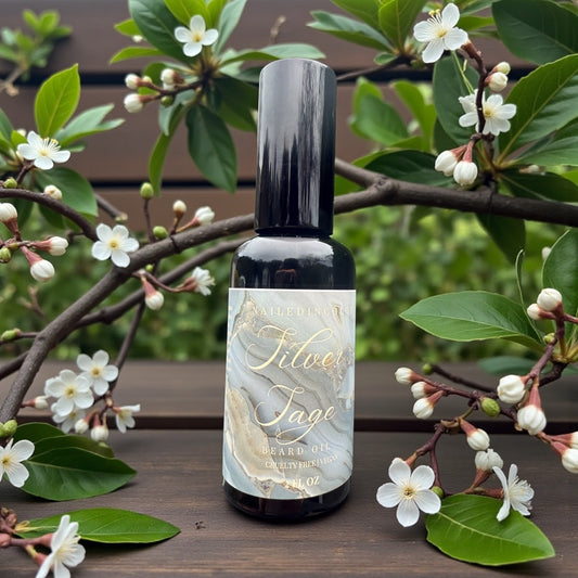 Silver Sage Scented Beard Oil for Men Skin Protection Moisturizing 2Fl oz by NailedInColor