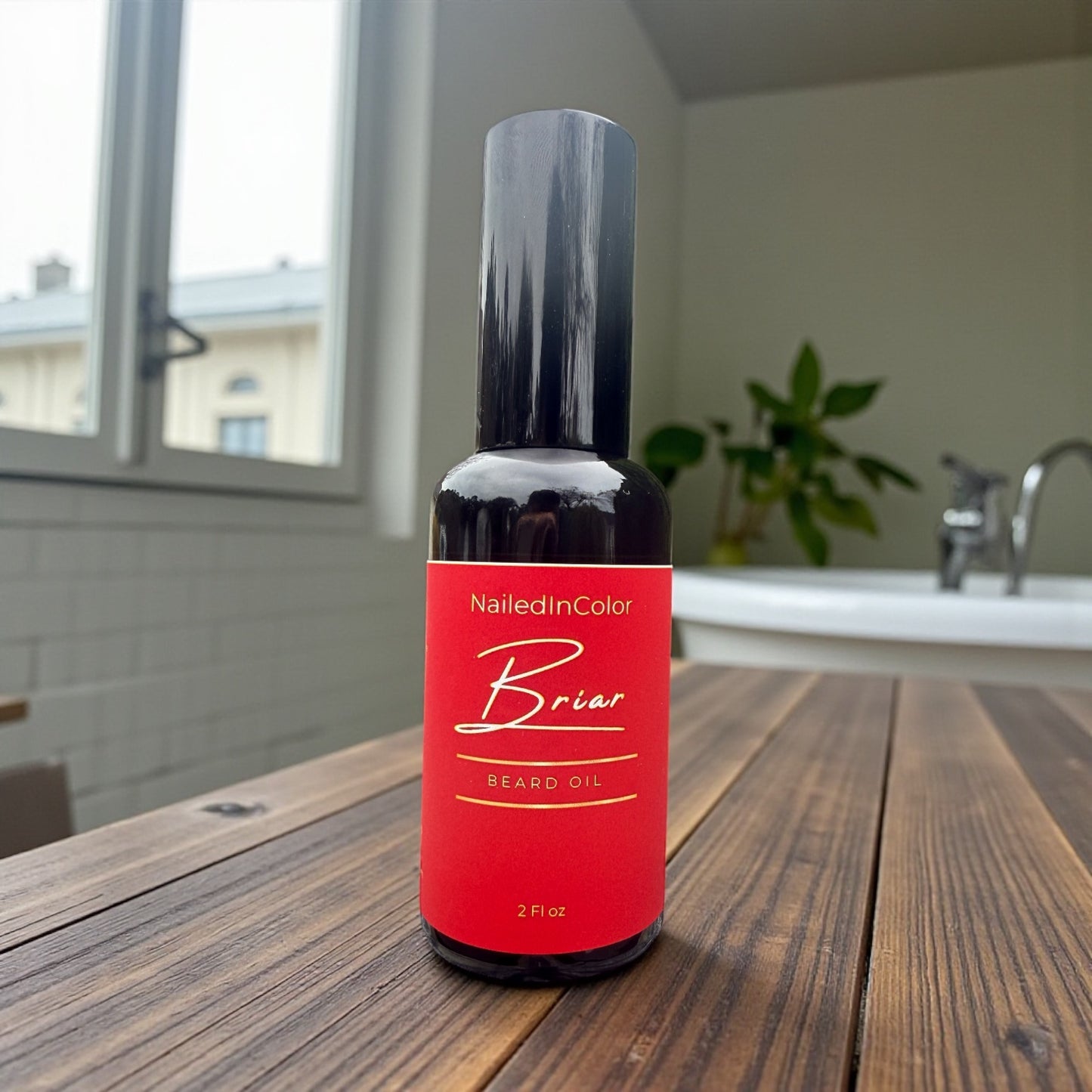 Briar Beard Oil for Men, Scented Skin and Beard Care, Moisturizer, Skin Protection 2 Fl oz by NailedInColor