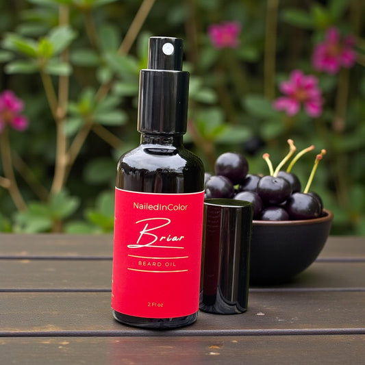 Briar Beard Oil for Men, Scented Skin and Beard Care, Moisturizer, Skin Protection 2 Fl oz by NailedInColor