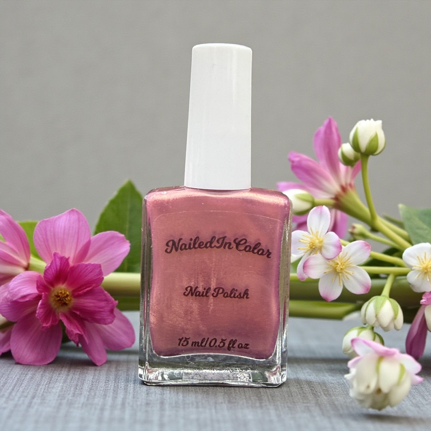 Rose Quartz Nail Color, Women, Teens, Polish, 15ml by NailedInColor