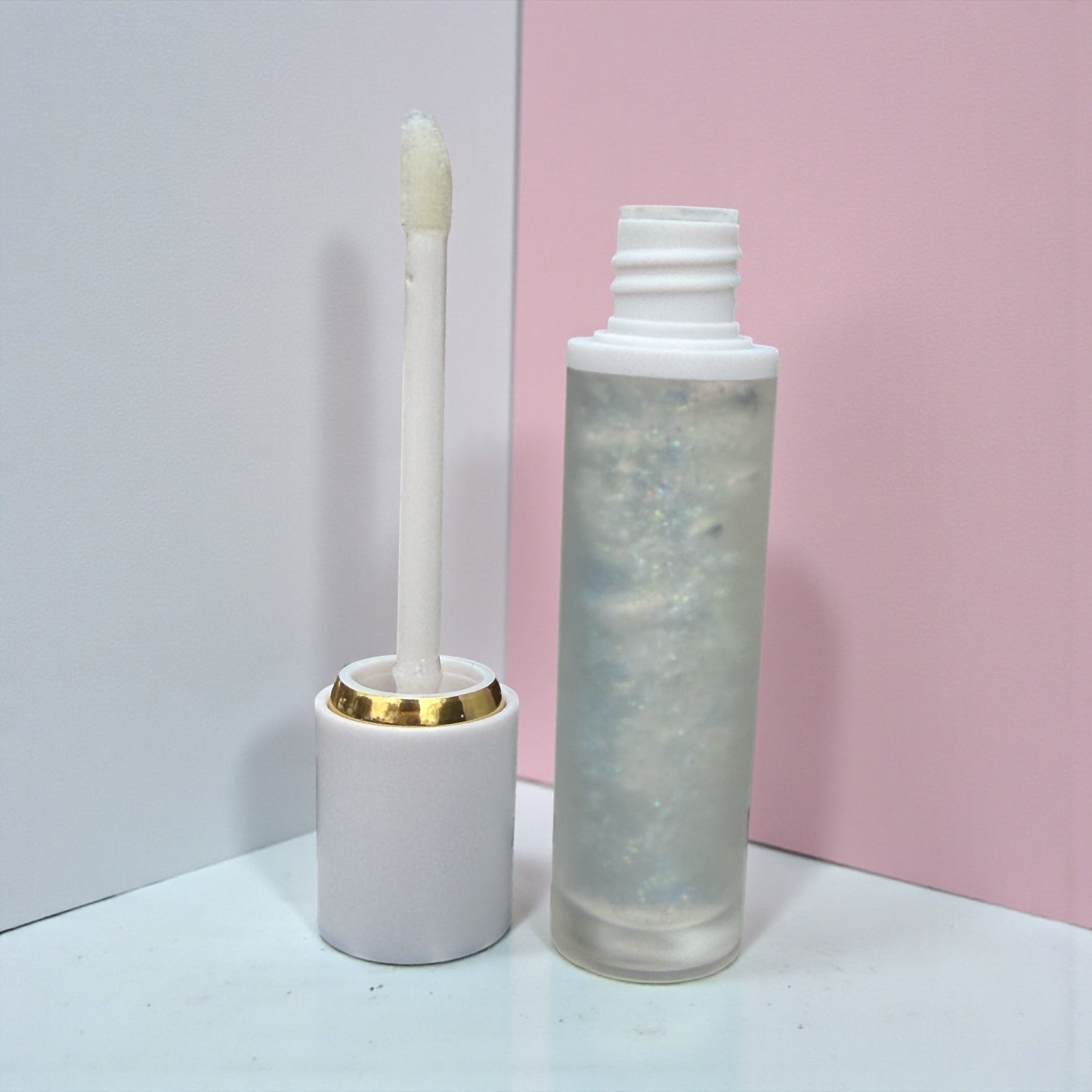 Soft Gloss Lip Gloss for Women, Teens, Cotton Candy Scent, Moisturizing 8ml by NailedInColor
