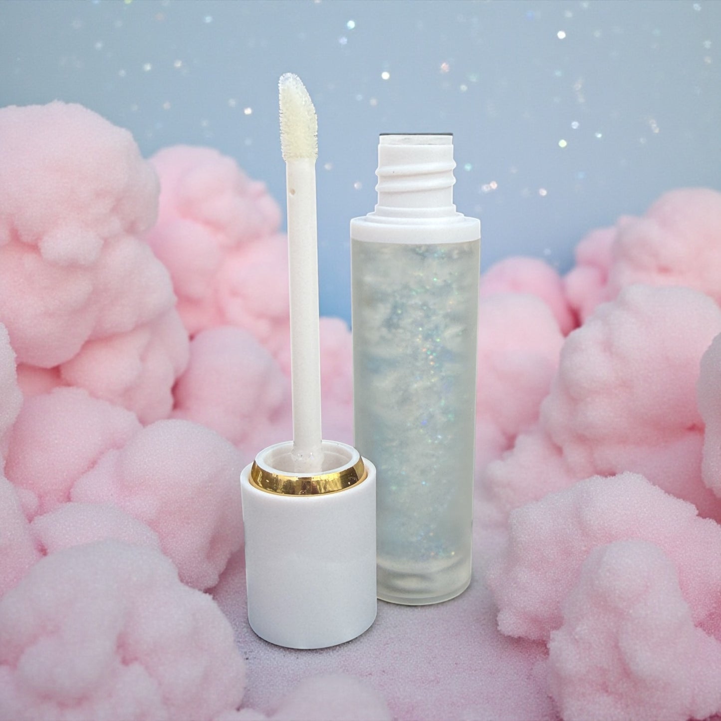 Soft Gloss Lip Gloss for Women, Teens, Cotton Candy Scent, Moisturizing 8ml by NailedInColor