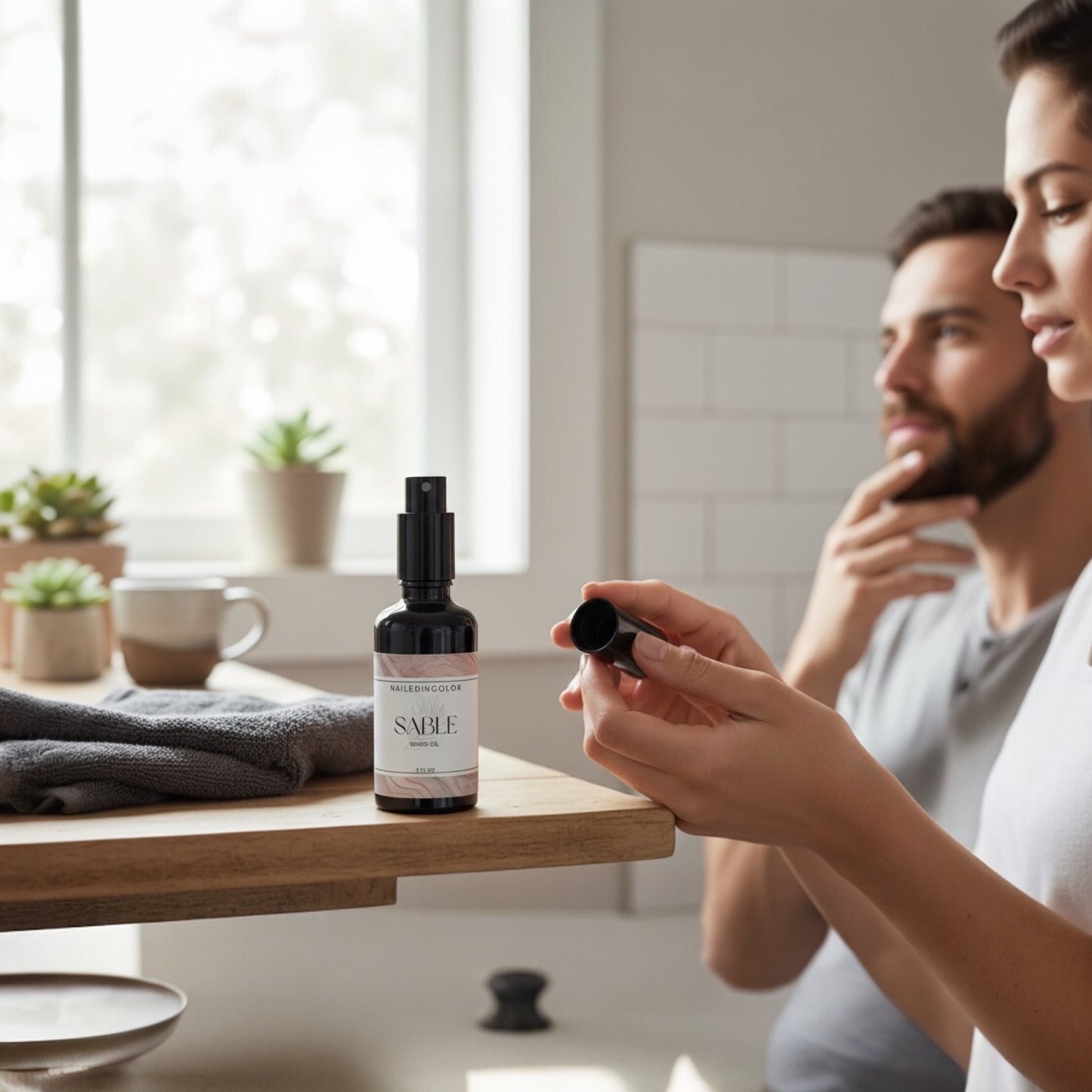Sable Scented Beard Oil, Men's Grooming and Beard Management, Skin Care, 2 Fl oz by NailedInColor