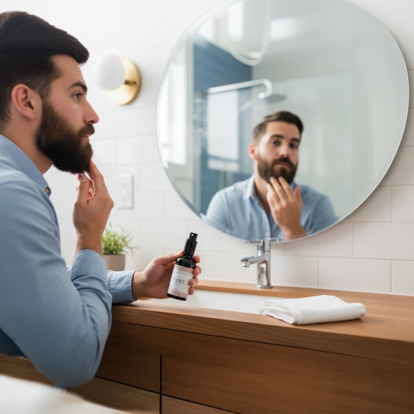 Sable Scented Beard Oil, Men's Grooming and Beard Management, Skin Care, 2 Fl oz by NailedInColor
