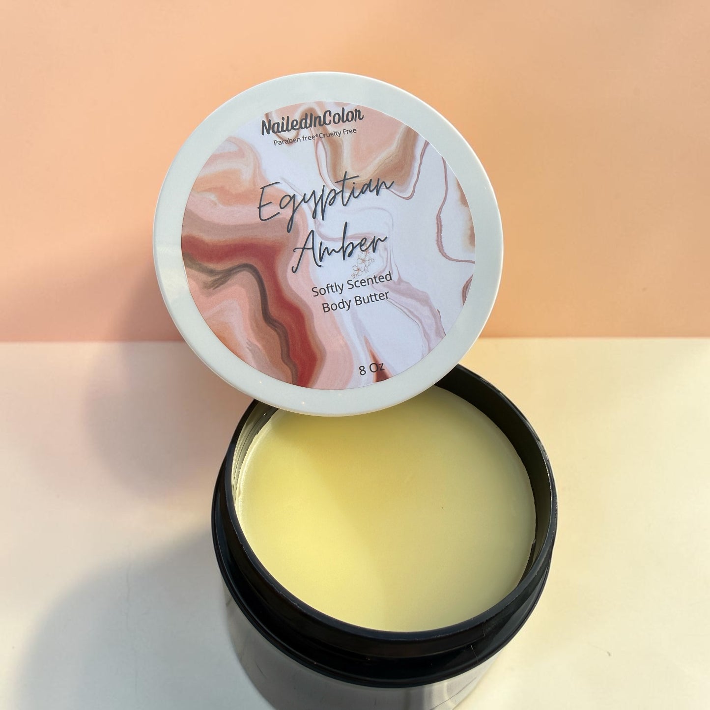 Egyptian Amber Body Butter  Shea Butter & Vitamin E  8 oz  NailedInColor