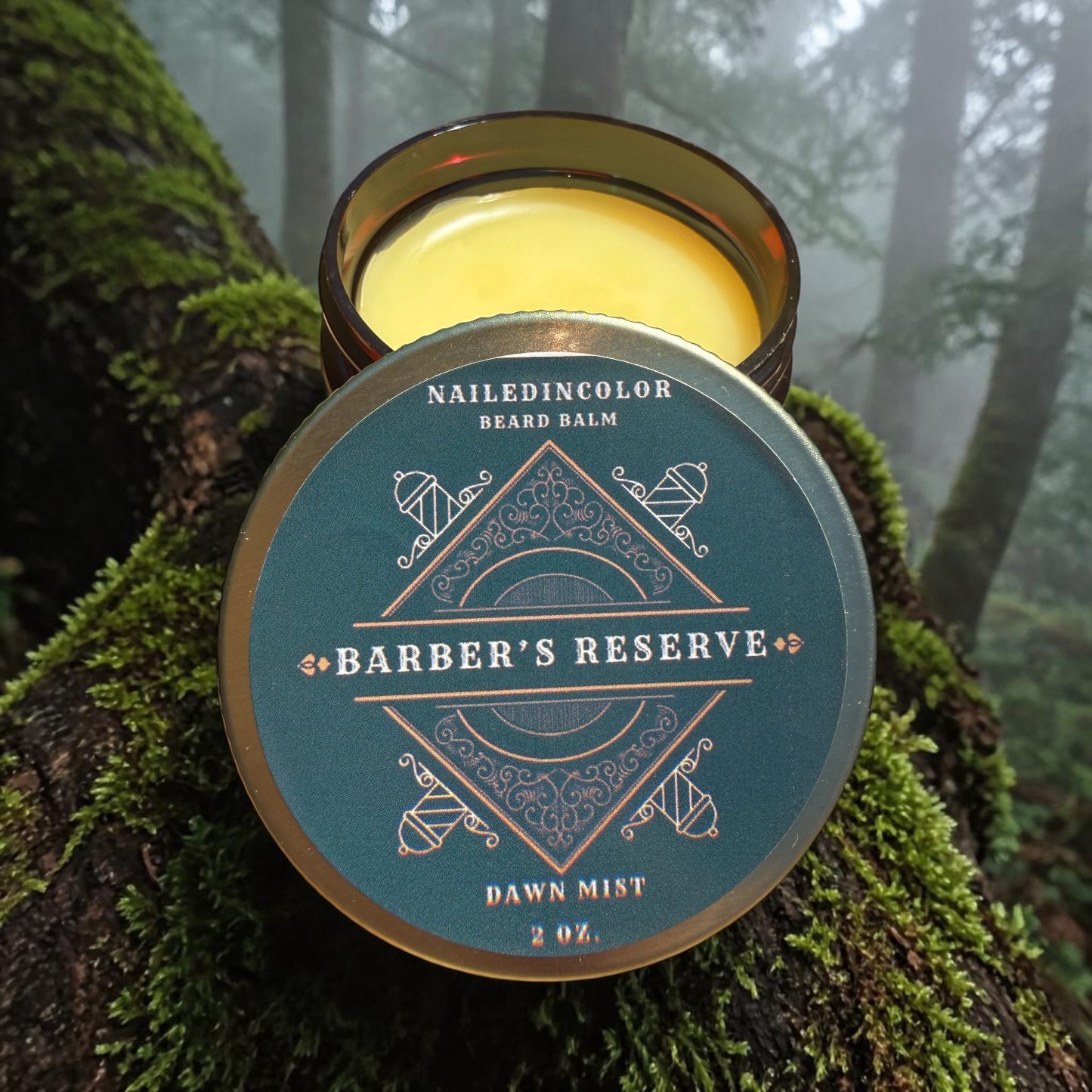 Barber's Reserve Beard Balm-Dawn Mist-Scented Conditioning Balm-Smoothing-Skincare-2 oz by NailedInColor