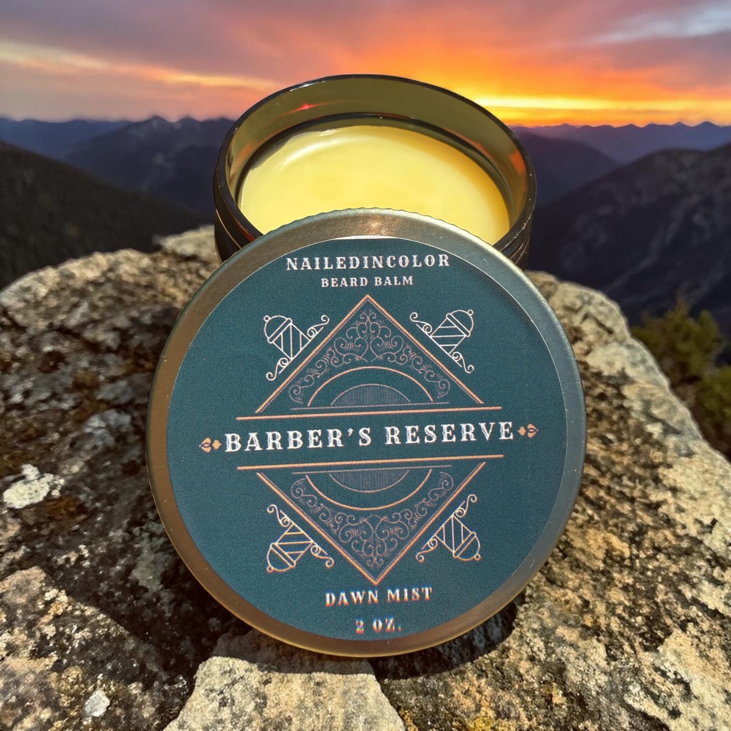 Barber's Reserve Beard Balm-Dawn Mist-Scented Conditioning Balm-Smoothing-Skincare-2 oz by NailedInColor