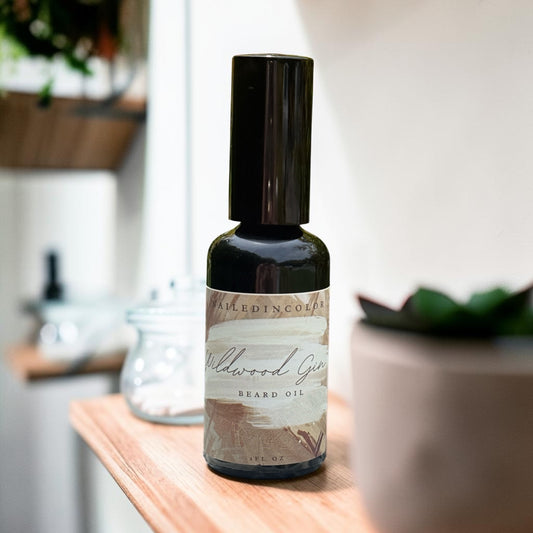 Wildwood Gin – Beard Oil for Men, Gin & Cypress Scent, Conditioning Grooming Oil, 2 Fl oz