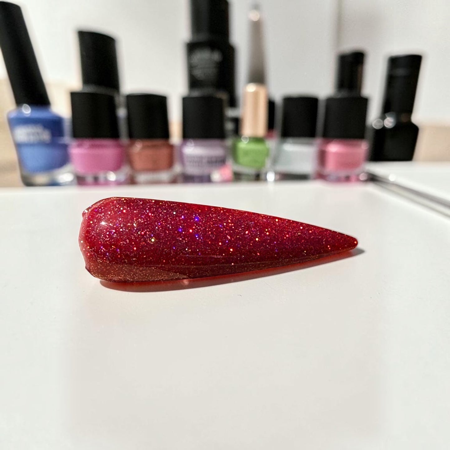 Ruby Pop Glitter Gel Polish, 15 ml