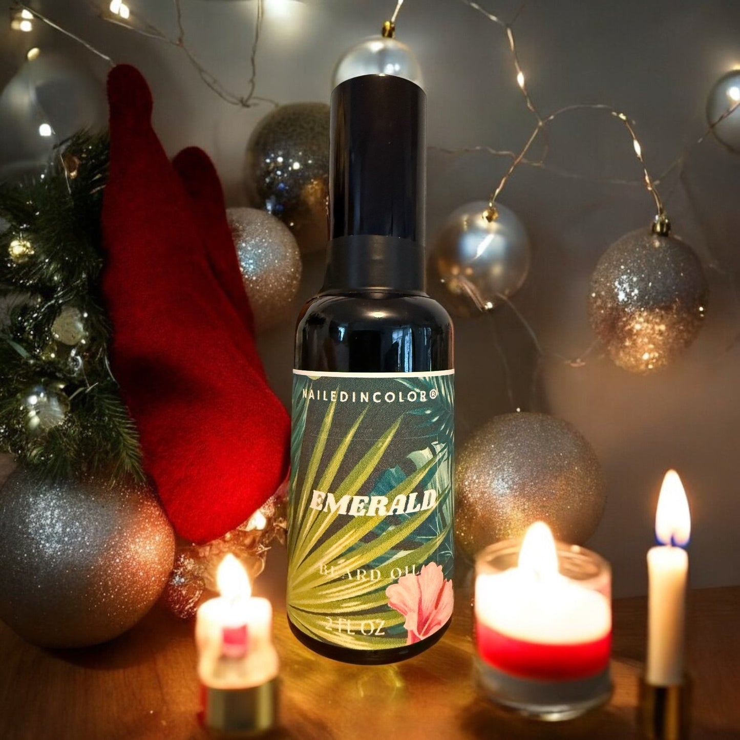 Emerald Beard Oil for Men by NailedInColor Skin Protection Beard Care Grooming Health
