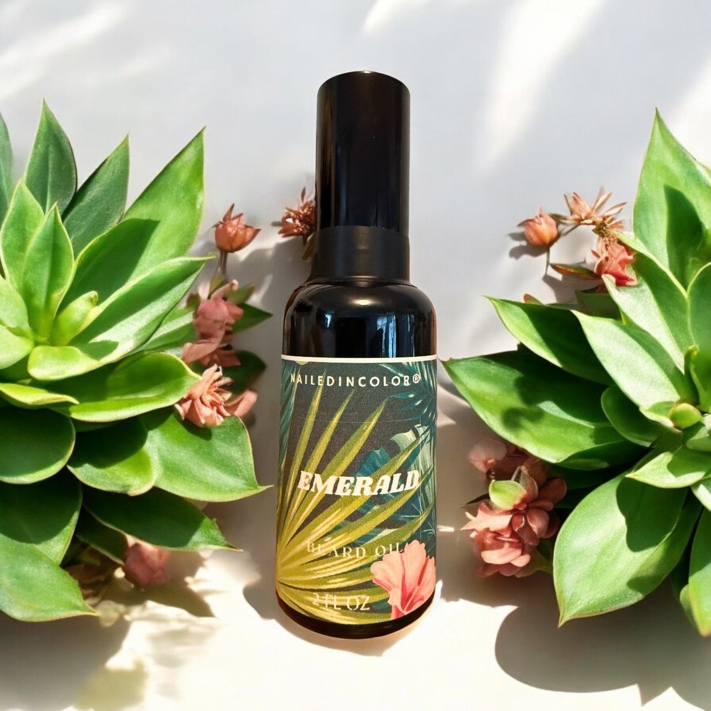 Emerald Beard Oil for Men by NailedInColor Skin Protection Beard Care Grooming Health