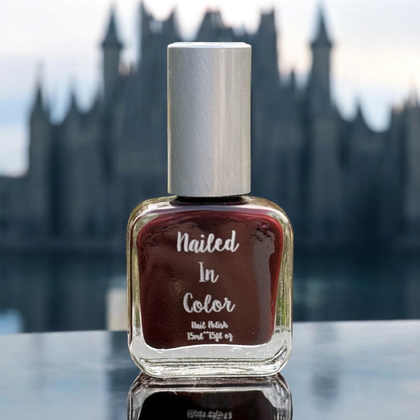 Gothic Kiss-Deep Dark Maroon Polish Women's Nail Polish Teens Nail Color Cosmetic by NailedInColor