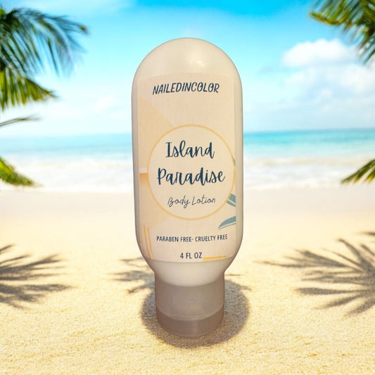 Island Paradise Hand & Body Goats' Milk Lotion by NailedInColor Women's PH Balancing Moisturizing Skin Care