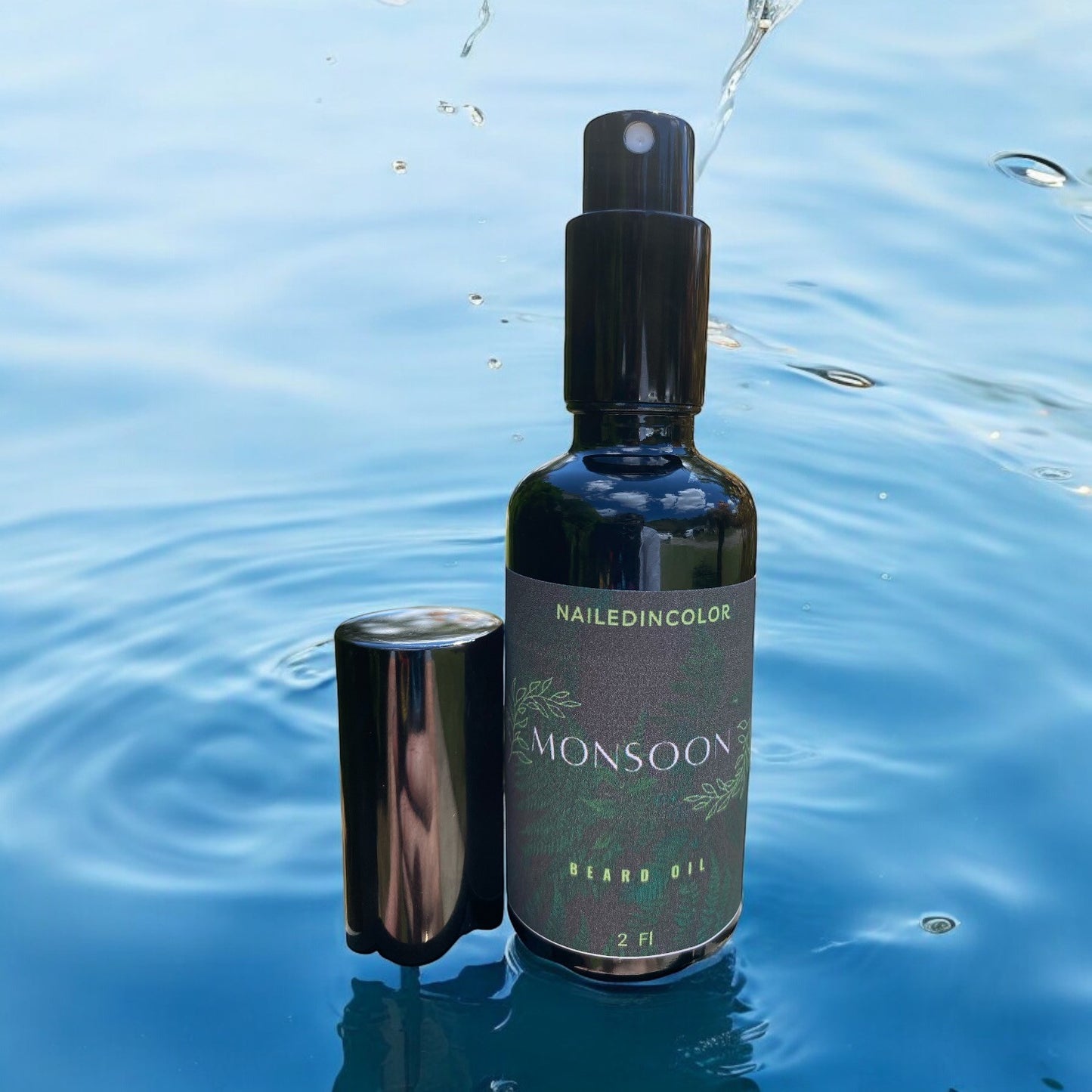 Monsoon Scented Beard Oil for Men by NailedInColor Skin Health Beard Management Grooming